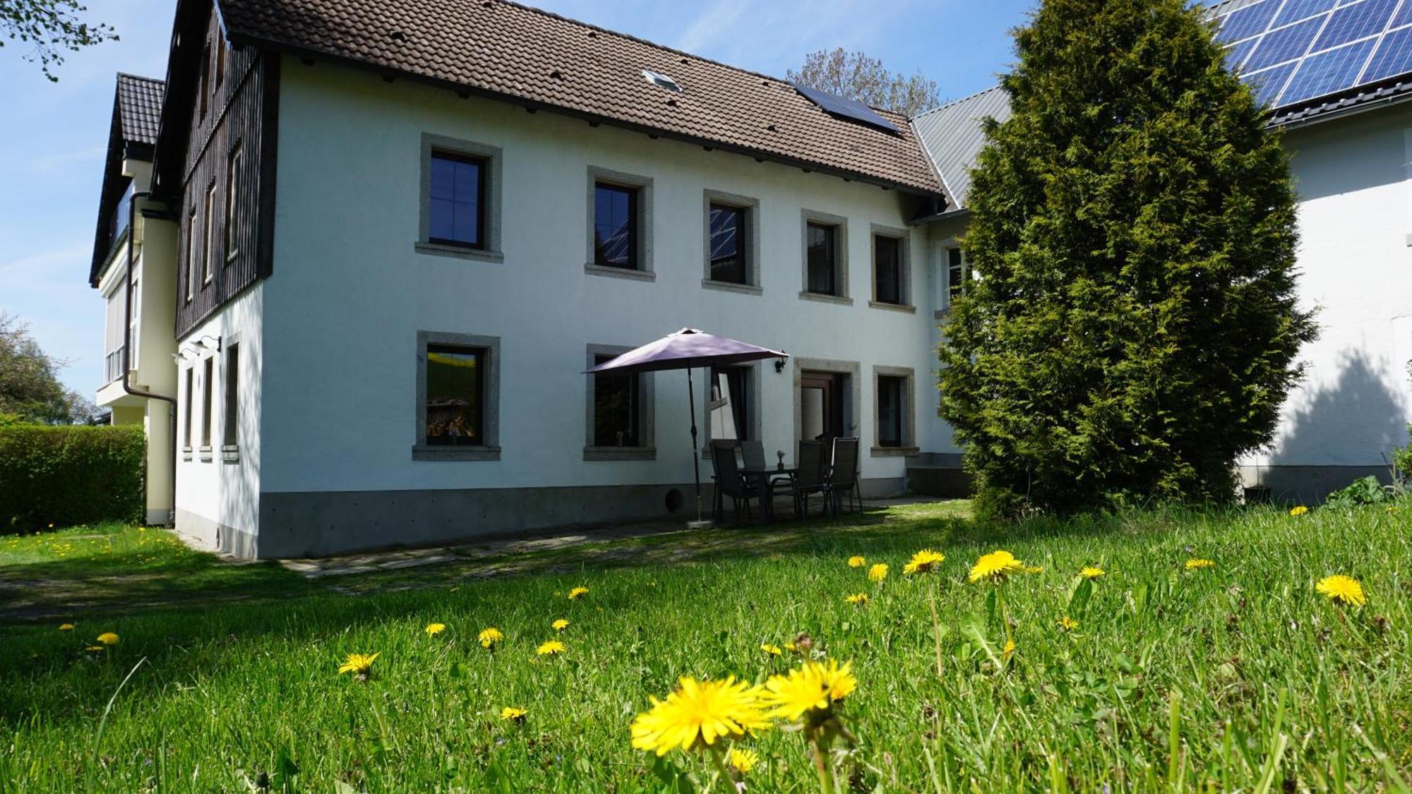Ferienwohnung Im Bauernhaus Im Fichtelgebirge Gefrees Buitenkant foto