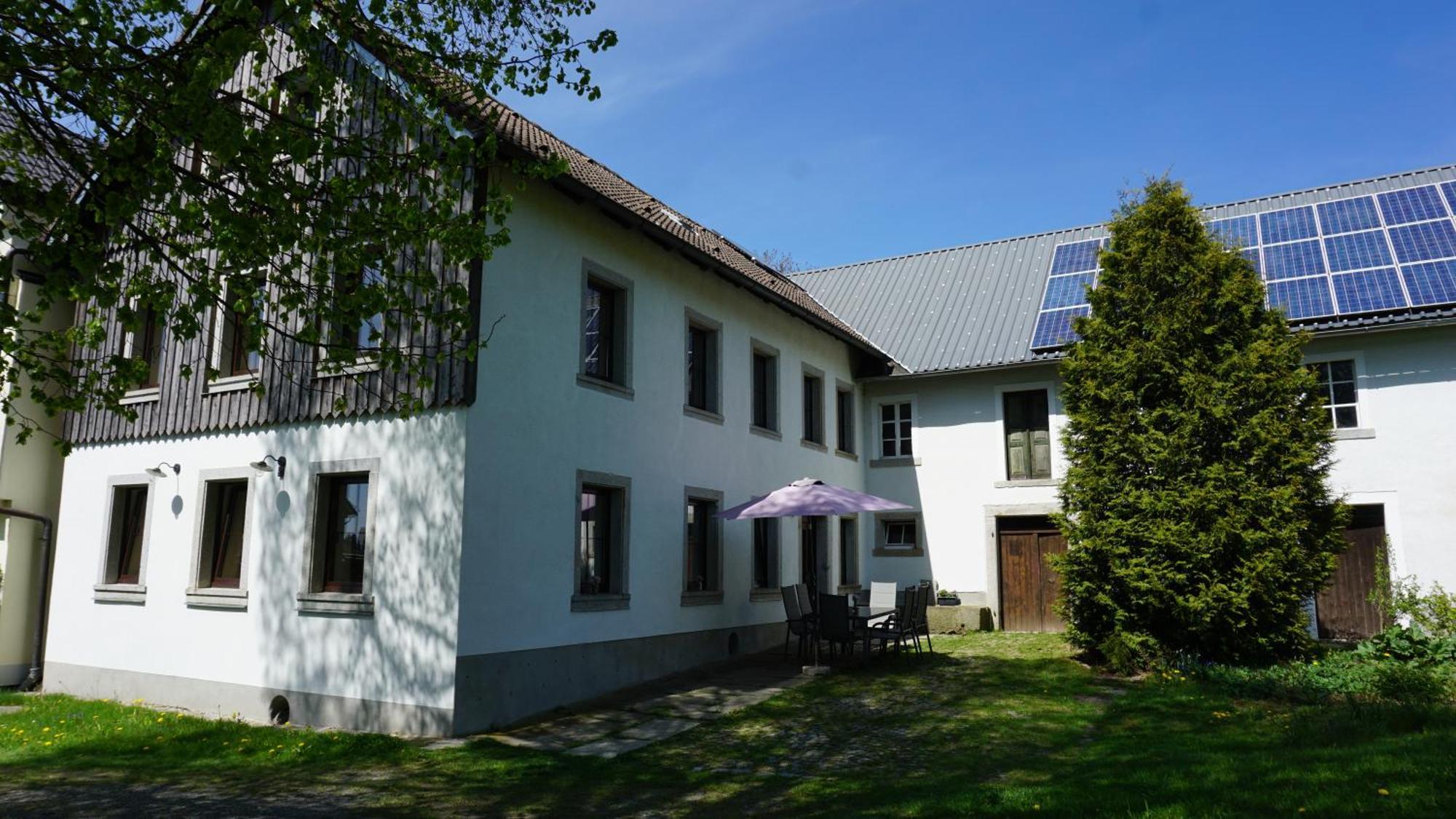 Ferienwohnung Im Bauernhaus Im Fichtelgebirge Gefrees Buitenkant foto